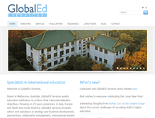 Tablet Screenshot of globaledservices.com
